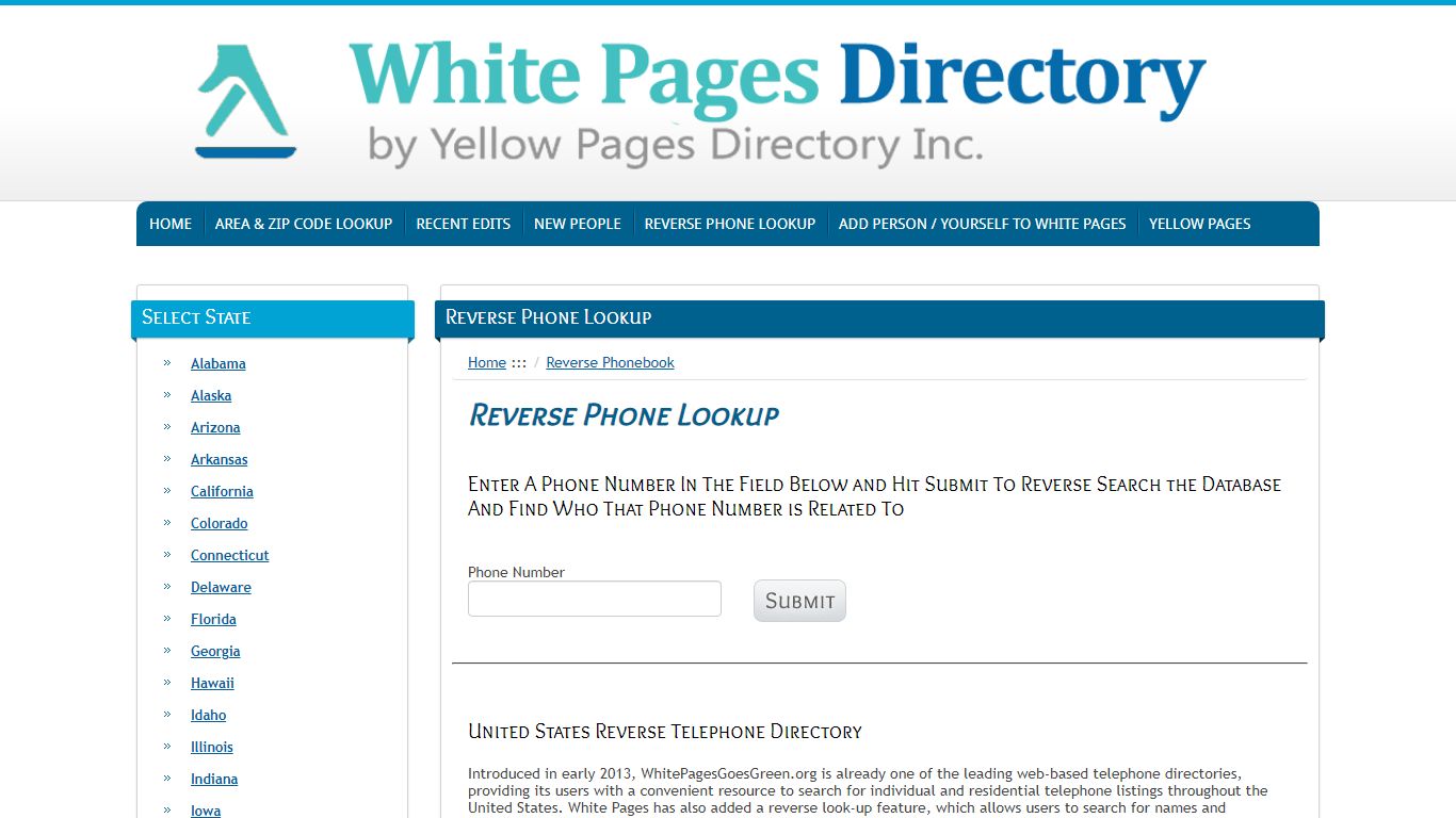 Reverse Phone LookUp - The Official Yellow Pages® - Yellow Pages Directory