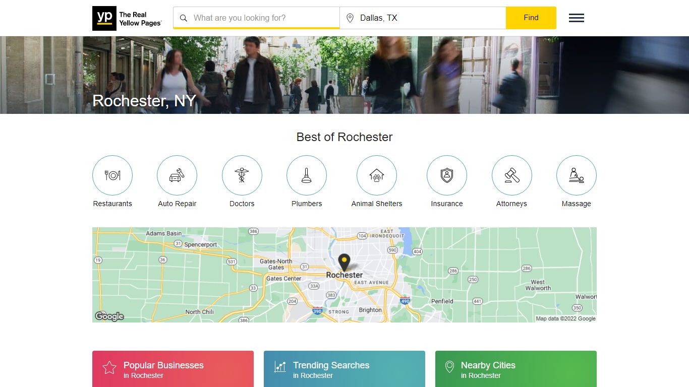 The Real Yellow Pages® - Rochester, NY Directory - YP.com